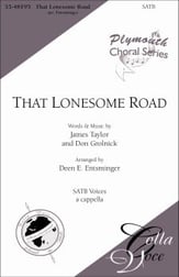 That Lonesome Road SATB choral sheet music cover